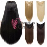 Extensie de par cu 5 Clips On delux Full Head dreapta de 70 cm, Silver Light CYF7098L88A/89A